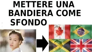 come mettere una bandiera come sfondo di una foto da pc senza programmi bandiera sfondo immagine