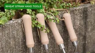 Eco-Friendly  Wheat Straw Handle Garden Tools Set