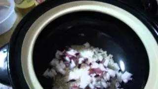 Cooking Octopus Rice - Japanese quisine