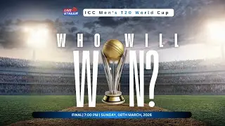 Final Showdown | ICC Men's T20 Cricket World Cup | Sunday 7 PM | 8th March 2026