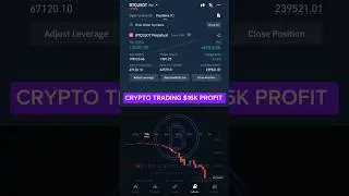 Binance Future Trading Bitcoin 16 k Profit 🤑#crypto #bitcoin #trading #binance #shorts