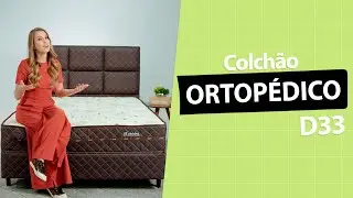 Colchão ORTOPÉDICO FIRME com ESPUMA CERTIFICADA D33 - BF Colchões