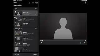 Storyboard option in iMovie