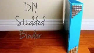 DIY Studded Binder