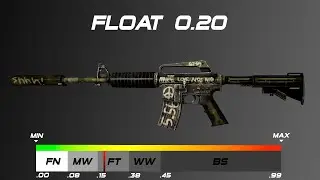 CSGO M4A1-S | Flashback - Skin wear/float