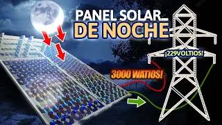 ESTE PANEL SOLAR CASERO FUNCIONA CON LA LUZ DE LA LUNA