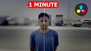 Before and AFTER Wipe Transition Tutorial in Davinci Resolve in One Minute