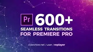 Drag n drop Transitions Pack for Premiere Pro
