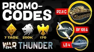 ALLE Promo-Codes für War Thunder 2026!🔥 Premium, Decals 🔥  So nutzt du die War Thunder-Codes richtig