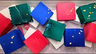 different dyed gym chalk crush & fresh chalk blocks