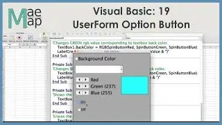 VB: 19 UserForm Option Button