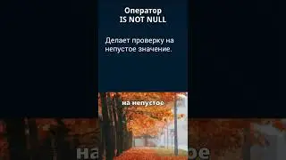 SQL и базы данных для тестировщика. Операторы IS NULL и IS NOT NULL в SQL.