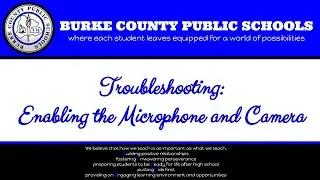 Troubleshooting ❙ Enabling Camera and Microphone Access