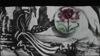 Песок. Рисование песком. Аленький цветочек