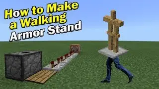 How to Make a WALKING ARMOR STAND | Minecraft PE