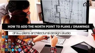 How To ADD THE NORTH POINT IN CAD / Insert The North Point in AutoCad Plans / Add North Point