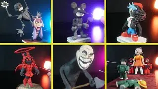 Making FNF Characters Mods (QT & KB, Mickey Mouse, Squid Game...) Friday Night Funkin'