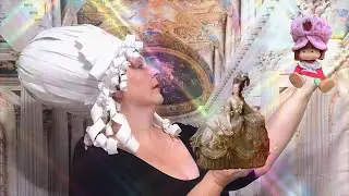 ART! Marie Antoinette / Strawberry Shortcake Portrait Mash Up, Part 1