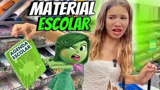 Comprando MATERIAL ESCOLAR por COLORES y EMOCIONES