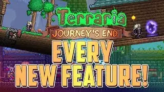 TERRARIA JOURNEY'S END NEW 1.4 FEATURES AND MORE!