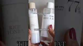 I’m from Rice toner VS ANUA Heartleaf 77% Soothing toner!#skincare #kbeauty #shorts #beauty #toner