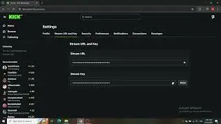 How to Find Your Stream URL & Key on Kick (Easy Guide)