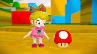 Baby Peach and the Mushroom