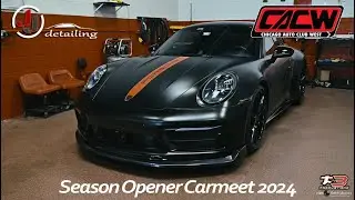 CACW and JJDetailing's Season Opener Carmeet 2024 Car Video Highlights Movie 4K