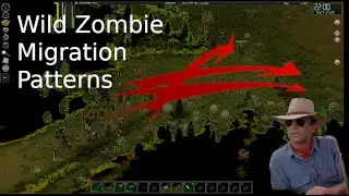 Observing horde migration from afar | Project Zomboid