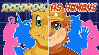 Drawing DIGIMON as Humans