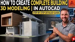 how to create complete  building 3D molding |  in AutoCAD #autocadcivil3d #civil3d