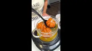 Easy pumpkin treat!🎃