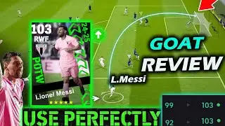 MESSI NEW POTW(102) Review: CRAZY DRIBBLING🐐||efootball 2025 mobile