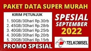 TERBARU 2022 | Paket Super Murah Telkomsel || Kode Dial Telkomsel Super Murah 2022 | SEPTEMBER
