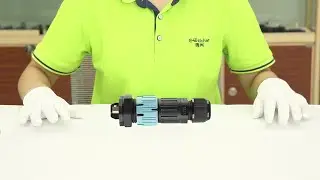 How to fixed panel mount wire connector (EW-M19MP)