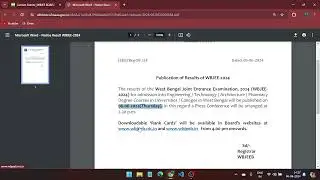WBJEE 2024 Result: How to Check Result? Kon website theke dekha jabe? How to Download Rank Card?