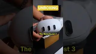Unboxing The FUTURE Of VR #shorts #unboxing #metaquest3 #cdmist