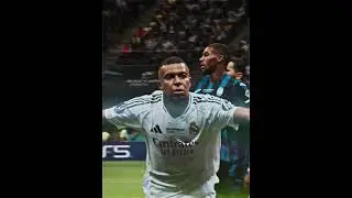 MBAPPE's Unbelievable Debut Goal for Real Madrid!  #realmadrid #kylianmbappe #mbappe #footballedits