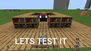 MINECRAFT HOW TO MAKE A POP UP ENCHANTMENT ROOM FOR BEDROCK EDITION
