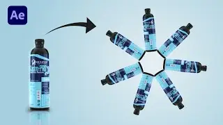 How to Create a TRENDY 2D Product Advertisement - Full After Effects Tutorial 