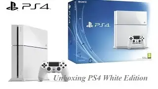 Распаковка PlayStation 4 (Unboxing PS4 White Edition)