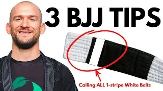 3 White Belt Tips for BJJ Beginners Who Earned Stripe #1 | Chris Matakas