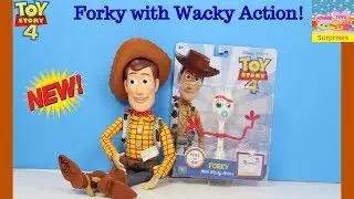 NEW Toy Story 4 FORKY with Wacky Action Pull N Go