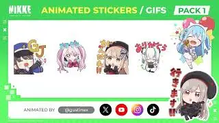 NIKKE Animated Line Stickers Pack 1 [GODDESS OF VICTORY: NIKKE]