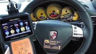 Foxwell NT644 Pro Diagnose & Reset Porsche 911 997 Airbag Warning Light Code 8004