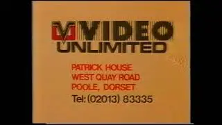 Video Unlimited (1981) VHS UK Logo