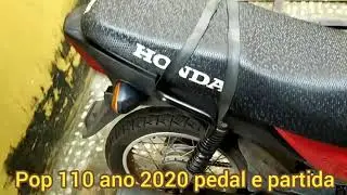 POP 110 PARTIDA E PEDAL!!!