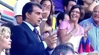 Barcelona -Milan 25.08.2010. Встреча Роналдиньо
