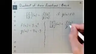 Quotient of two functions: Basic