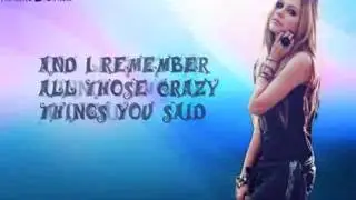 Avril Lavigne- Wish You Were Here Lyrics